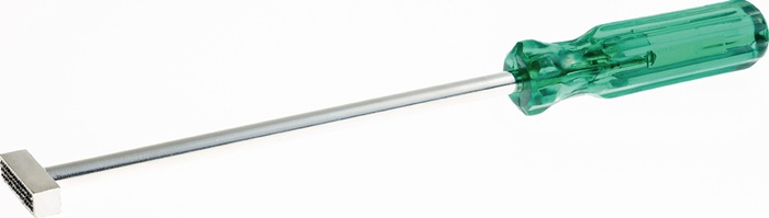 MÜLLER Diamant-Vielkorn-Handabrichter D.32mm L.320mm 33mm stirnseitig 180Grad