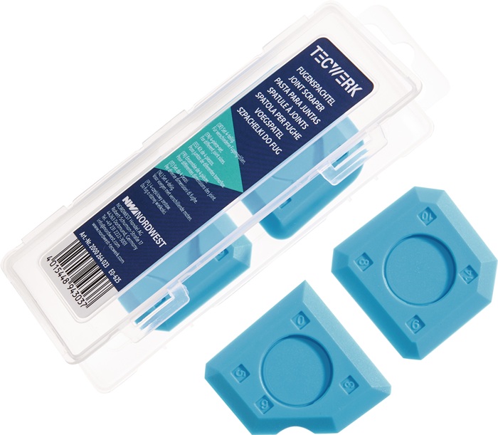 TECWERK Fugenspachtel passend für eckige und runde Fugen