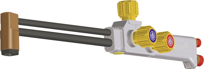 MESSER-CUTTING Handschneidbrenner 95 ° Länge 520 mm