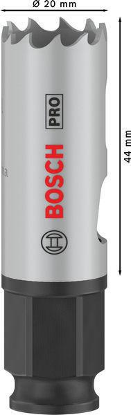 BOSCH Lochsäge PRO Multi Material PC Plus D.20mm Schnitt-T.44mm HSS-Legierung+Kobalt