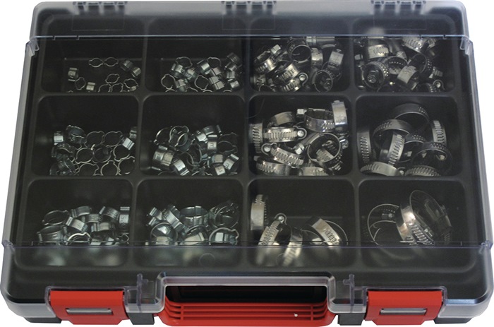 RIEGLER Schlauchschellensortiment 257-teilig