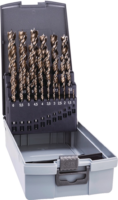 ALPEN Holzspiralbohrer-Satz 25-teilig