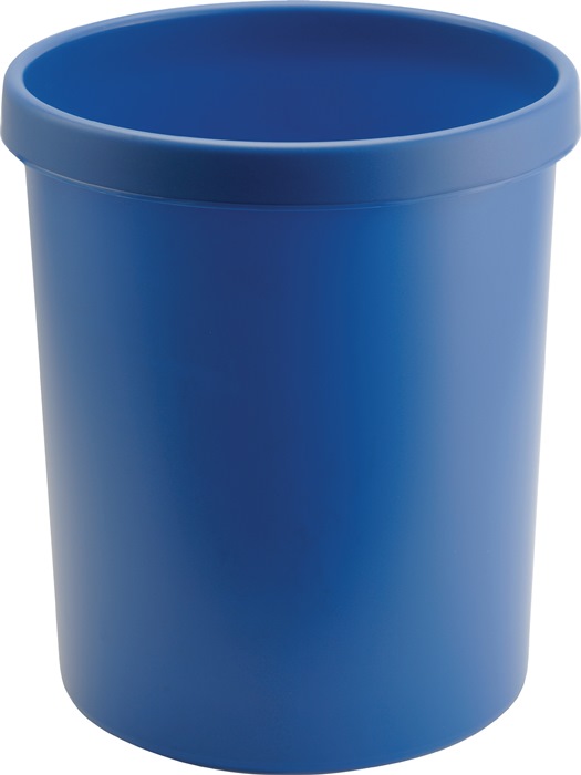 HELIT Papierkorb 30 l H405xØ350 mm mit Griffrand