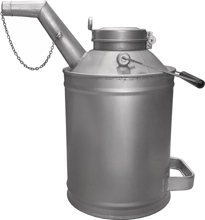 SAMOA HALLBAUER Ölvorratskanne verzinkt