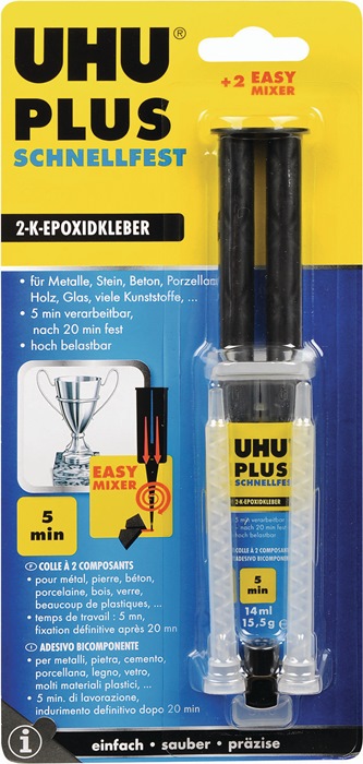 UHU 2K-Epoxidharzklebstoff 15,5 g - Vorteilspack