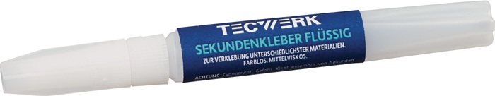 TECWERK Sekundenkleber 5g transp.Dosierstift TECWERK - Vorteilspack