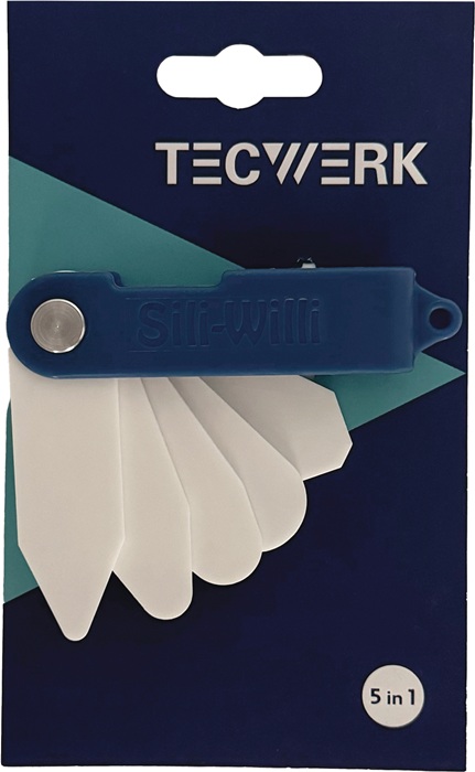 TECWERK Silikonspachtel passend für sämtliche Silikonfugen