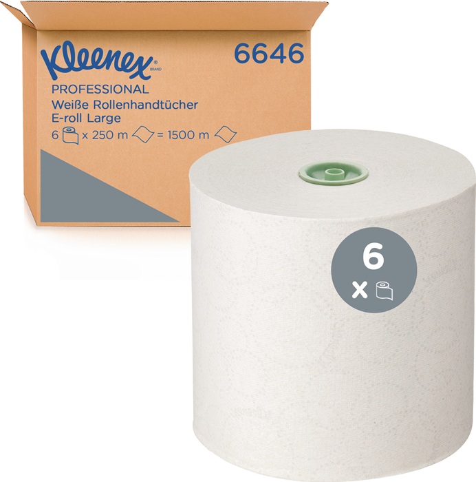 KLEENEX Rollenhandtuch 1-lagig, geprägt - Vorteilspack
