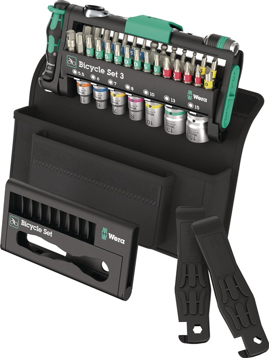 WERA Bit-/Steckschlüsselset Bicycle Set 3 41-tlg.BZT PH/TORX®/Schlitz/6-KT.WERA
