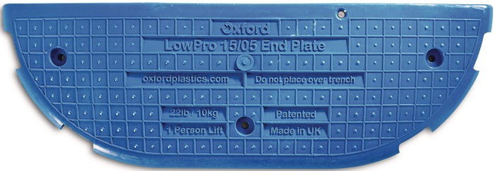 OXFORD Endstück LowPro® 15/05 Road Plate blau L.1500mm B.500mm G.10kg OXFORD