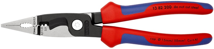 KNIPEX Elektroinstallationszange Länge 200 mm