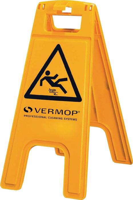 VERMOP Warnschild Achtung Rutschgefahr B 280xH 580mm gelb/schwarz VERMOP