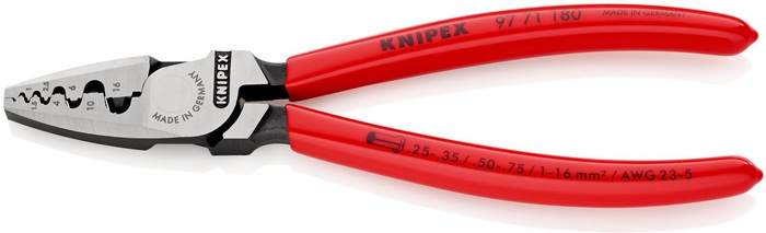 KNIPEX Aderendhülsenzange Gesamtlänge 180 mm