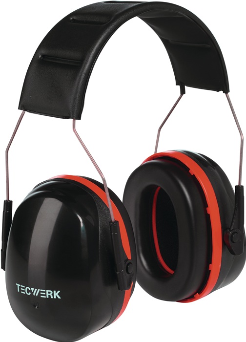 TECWERK Gehörschutz SAFELINE VIII EN 352-1:2020 SNR 32 dB gepolsteter Kopfbügel TECWERK