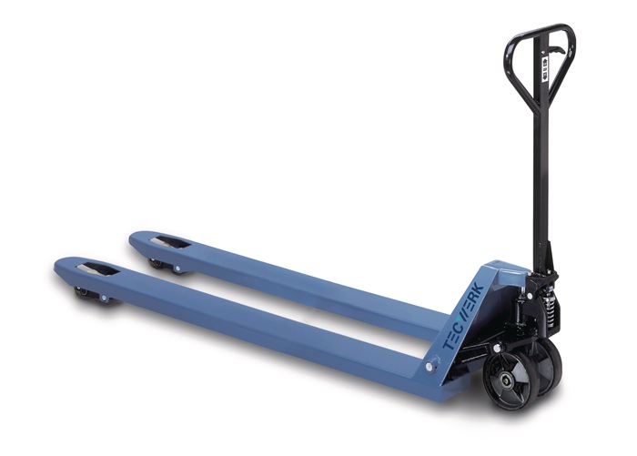 TECWERK Gabelhubwagen Gabel-L. 2000 mm Trgf. 2000 kg Stahl