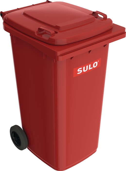 SULO Müllgroßbehälter 240 l HDPE rot - Vorteilspack
