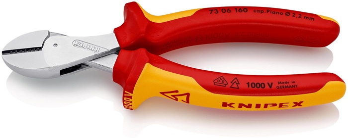 KNIPEX Kompaktseitenschneider Länge 160 mm