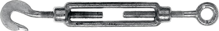 Spannschloss DIN 1480 M6 L.172-252mm m.Hak.u.Öse ZN - Vorteilspack