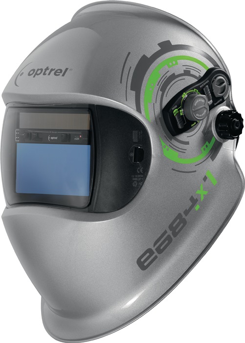 OPTREL Schweißerschutzhelm silber