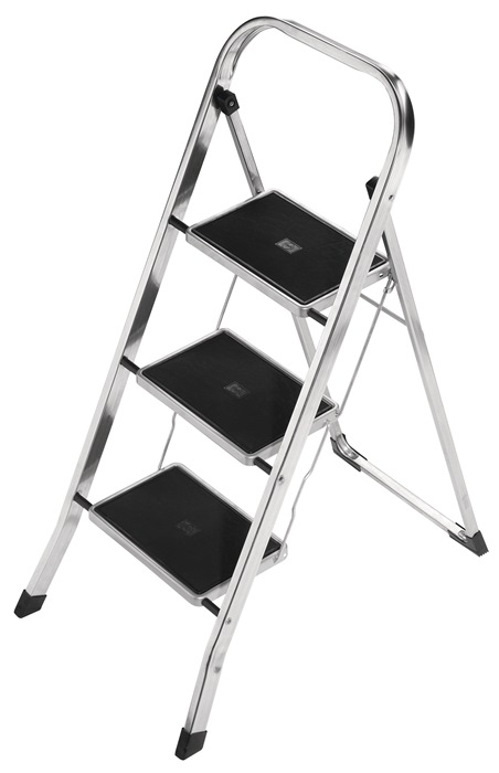 HAILO Klapptritt K70 Stufen 3 Plattform-H.700mm Alu.m.Stahl-Stufen HAILO