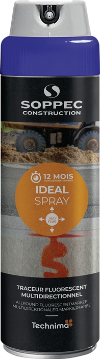 SOPPEC Markierungsspray neonblau - Vorteilspack