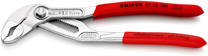 KNIPEX Wasserpumpenzange Länge 180 mm Spannweite 36 mm