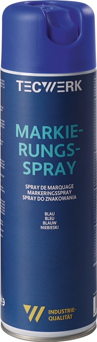 TECWERK Markierungsspray blau 500ml Spraydose TECWERK - Vorteilspack