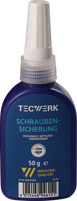 TECWERK Schraubensicherung 50 g - Vorteilspack