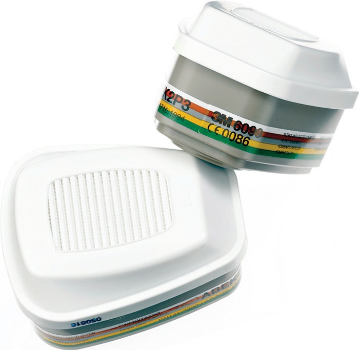 3M Gas- und Kombifilter A2 B2 E2 K2 Hg P3R + Formaldehyd - Vorteilspack