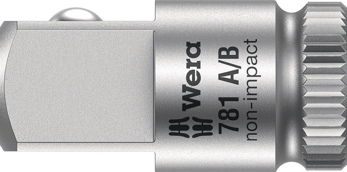 WERA Vergrößerungsstück 781 A 1/4 " Antr.1/4 Zoll Abtrieb 3/8 Zoll L.25,2mm WERA
