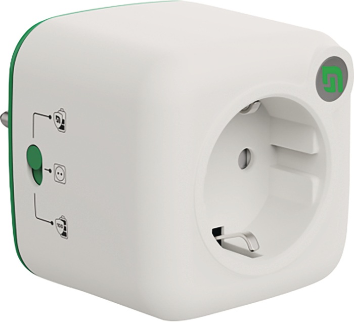JÄGER DIREKT Steckdosenadapter Akku Life Guard 16 A 110-230V weiß Steckd.1 JÄGER DIREKT