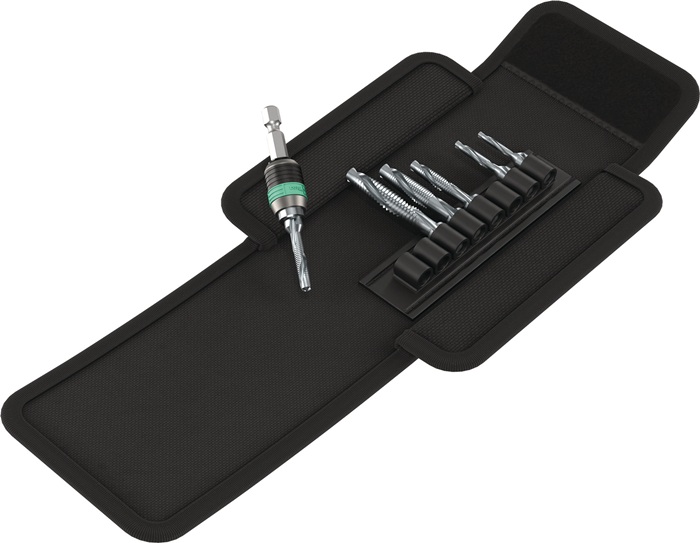 WERA Kombigewindebohrer-Bit-Satz 847/7 8-tlg.1/4 Zoll Falt-Ta WERA