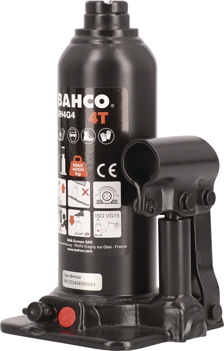 BAHCO Flaschenwagenheber Tragfähigkeit 4 t Hub 373 mm