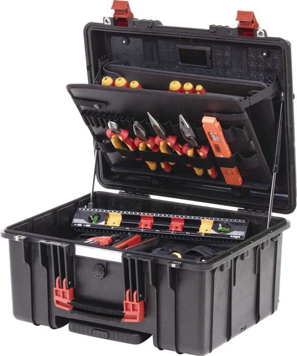 WIHA Werkzeugkoffer XL 2 electric 60-tlg.Trolley f.Elektriker WIHA
