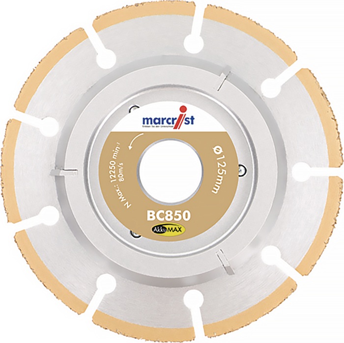 MARCRIST Trenn-/Anfasscheibe Ø 125 mm Bohrung 22,23 mm