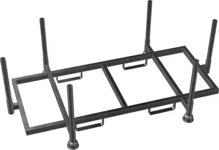 DANREC Transportgestell B1219xH863xL2164mm galvanisierter STA DANREC