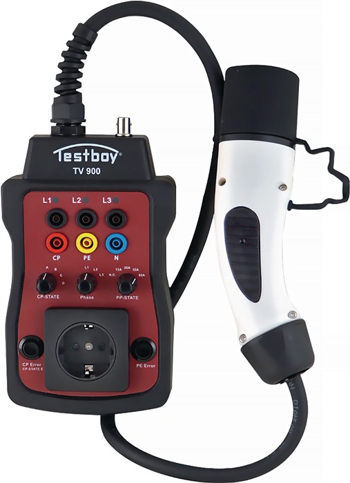 TESTBOY Ladesäulenprüfadapter für Typ-2 Ladesäulen
