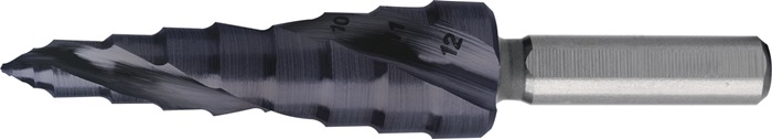 RUKO Stufenbohrer ULTIMATECUT Bohrber.5-12mm HSS RUnaTEC Spiralnut Z.2 Stufen 8 RUKO
