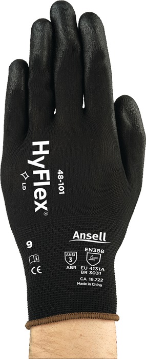 ANSELL Handschuhe Größe 10 schwarz - Vorteilspack