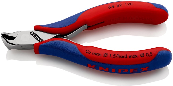 KNIPEX Elektronik-Vornschneider Länge 120 mm