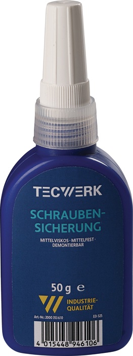 TECWERK Schraubensicherung 50 g - Vorteilspack