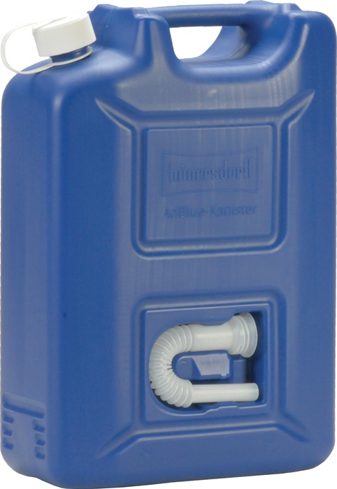 HÜNERSDORFF AdBlue-Kanister 20l blau HDPE L350xB165xH495mm HÜNERSDORFF
