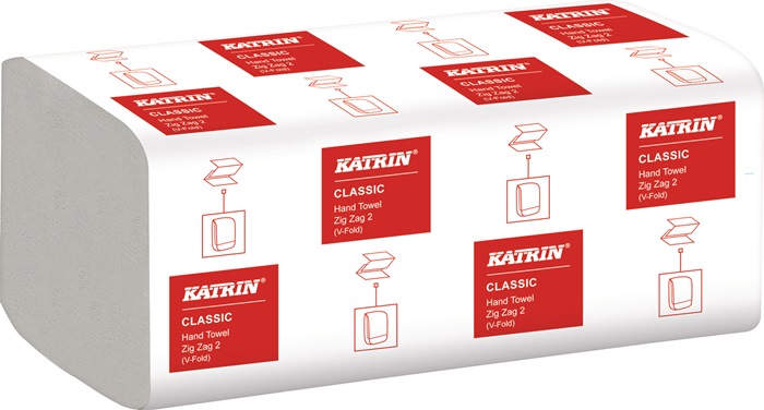 ELOS Falthandtuch Katrin Classic ZZ 2 L.ca.230 mmxB.ca.244mm weiß 2-lag.ZickZack ELOS