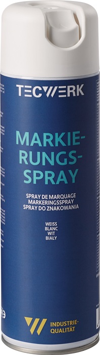 TECWERK Markierungsspray weiß 500ml Spraydose TECWERK - Vorteilspack