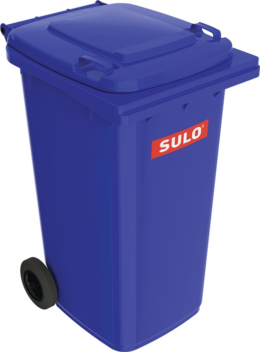 SULO Müllgroßbehälter 240 l HDPE blau - Vorteilspack
