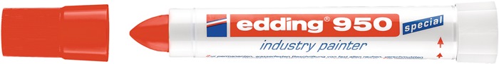 EDDING Industrie-Pastenmarker rot - Vorteilspack