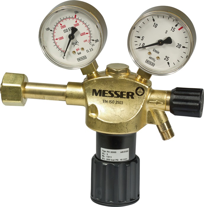 MESSER-CUTTING Flaschendruckminderer Argon / CO₂