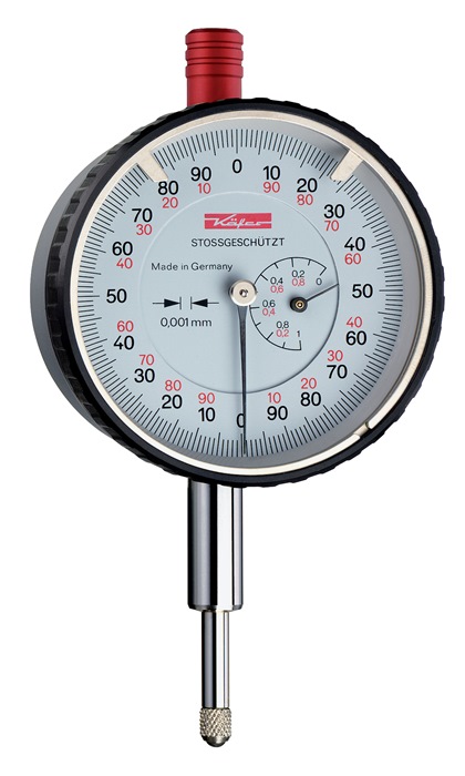 KÄFER Messuhr 1 mm Ablesung 0,001 mm