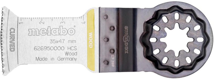 METABO Tauchsägeblatt Starlock L.45mm B.32mm HCS Zahnt. 1,3mm/20TPI 5 St. Metabo