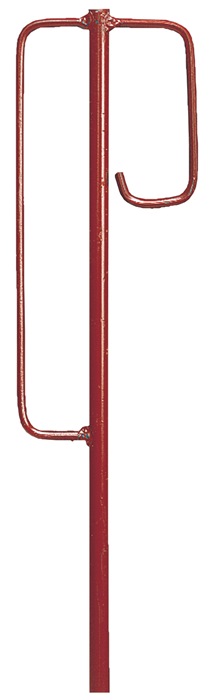 Laterneneisen Berliner Modell 1250x12mm Berliner Modell rot - Vorteilspack